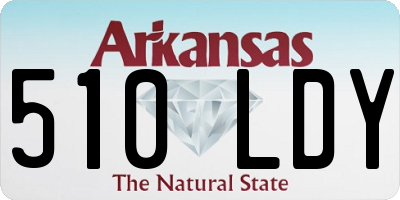 AR license plate 510LDY