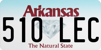 AR license plate 510LEC