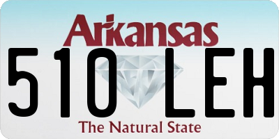 AR license plate 510LEH