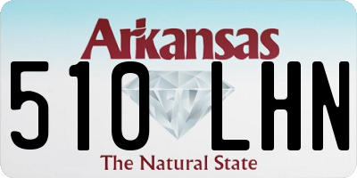 AR license plate 510LHN