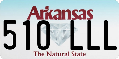 AR license plate 510LLL