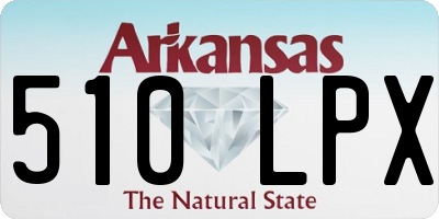 AR license plate 510LPX
