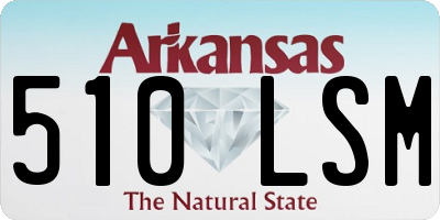 AR license plate 510LSM