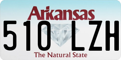 AR license plate 510LZH