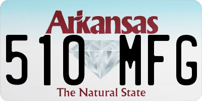 AR license plate 510MFG