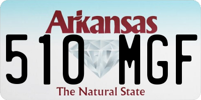 AR license plate 510MGF