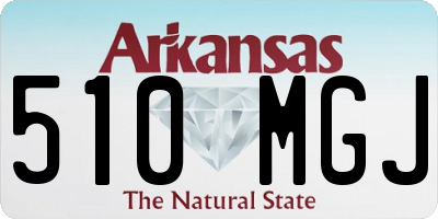 AR license plate 510MGJ