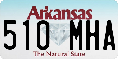 AR license plate 510MHA