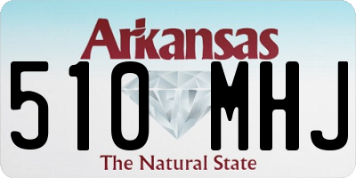 AR license plate 510MHJ