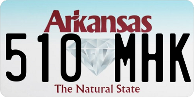 AR license plate 510MHK