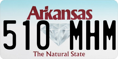 AR license plate 510MHM