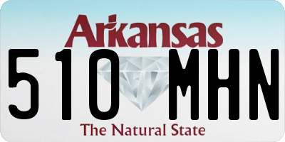 AR license plate 510MHN