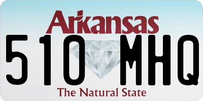 AR license plate 510MHQ