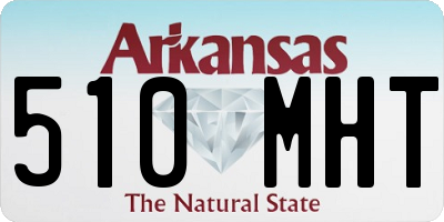 AR license plate 510MHT