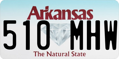AR license plate 510MHW