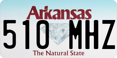 AR license plate 510MHZ