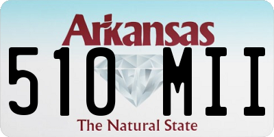 AR license plate 510MII