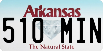 AR license plate 510MIN