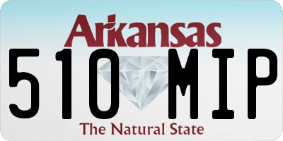 AR license plate 510MIP