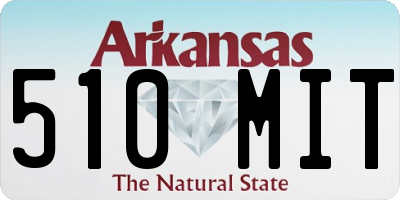 AR license plate 510MIT