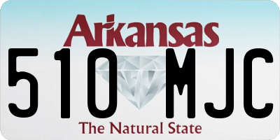 AR license plate 510MJC