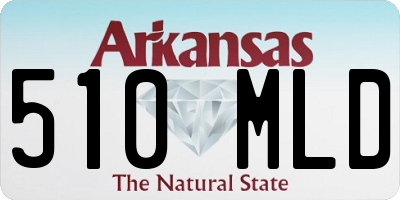AR license plate 510MLD