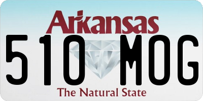AR license plate 510MOG