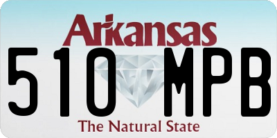 AR license plate 510MPB