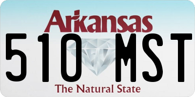 AR license plate 510MST