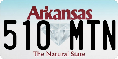 AR license plate 510MTN