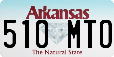 AR license plate 510MTO