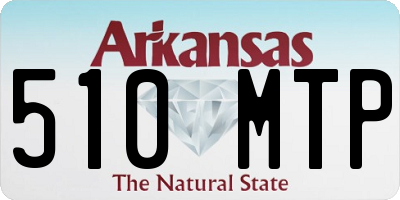 AR license plate 510MTP