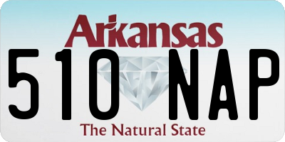 AR license plate 510NAP