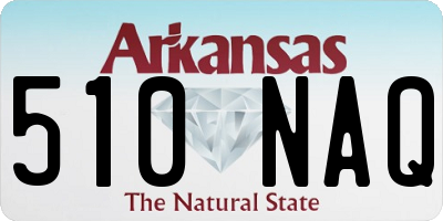 AR license plate 510NAQ