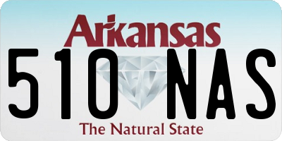 AR license plate 510NAS