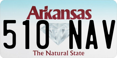 AR license plate 510NAV