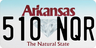 AR license plate 510NQR