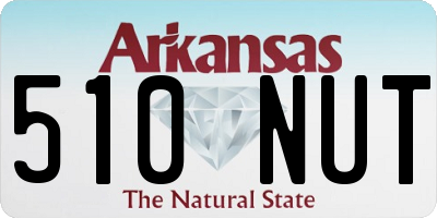 AR license plate 510NUT
