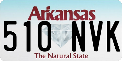 AR license plate 510NVK