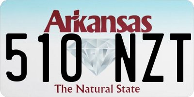 AR license plate 510NZT