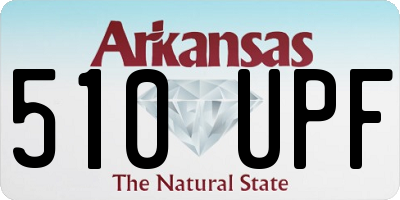 AR license plate 510UPF