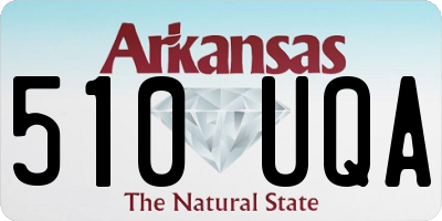 AR license plate 510UQA
