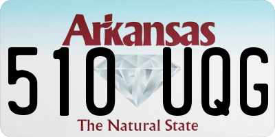 AR license plate 510UQG