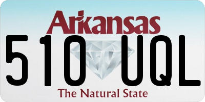 AR license plate 510UQL