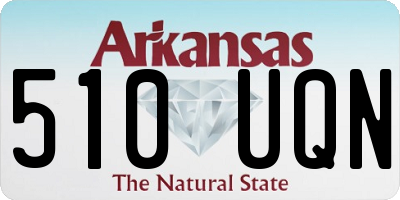 AR license plate 510UQN