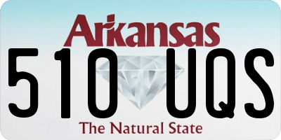 AR license plate 510UQS