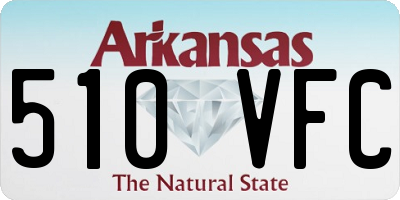 AR license plate 510VFC