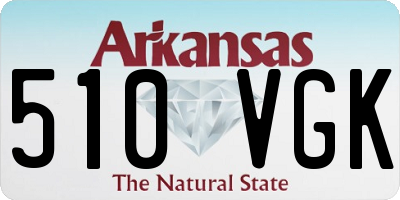 AR license plate 510VGK