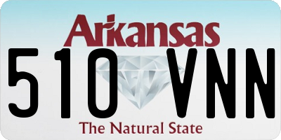AR license plate 510VNN