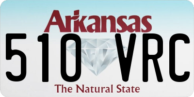 AR license plate 510VRC